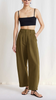 bari crop trouser olive