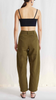 bari crop trouser olive