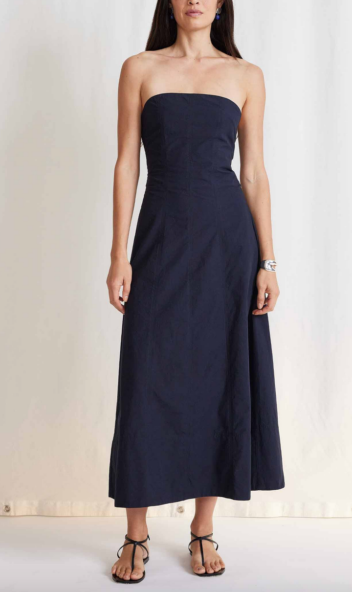Todo strapless maxi black