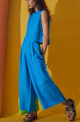 cunningham pant blue jewel