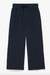 cropped wide leg sweatpant navy