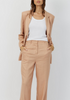 The Riley linen blazer in sesame