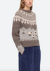 anja sheep knit sweater grey