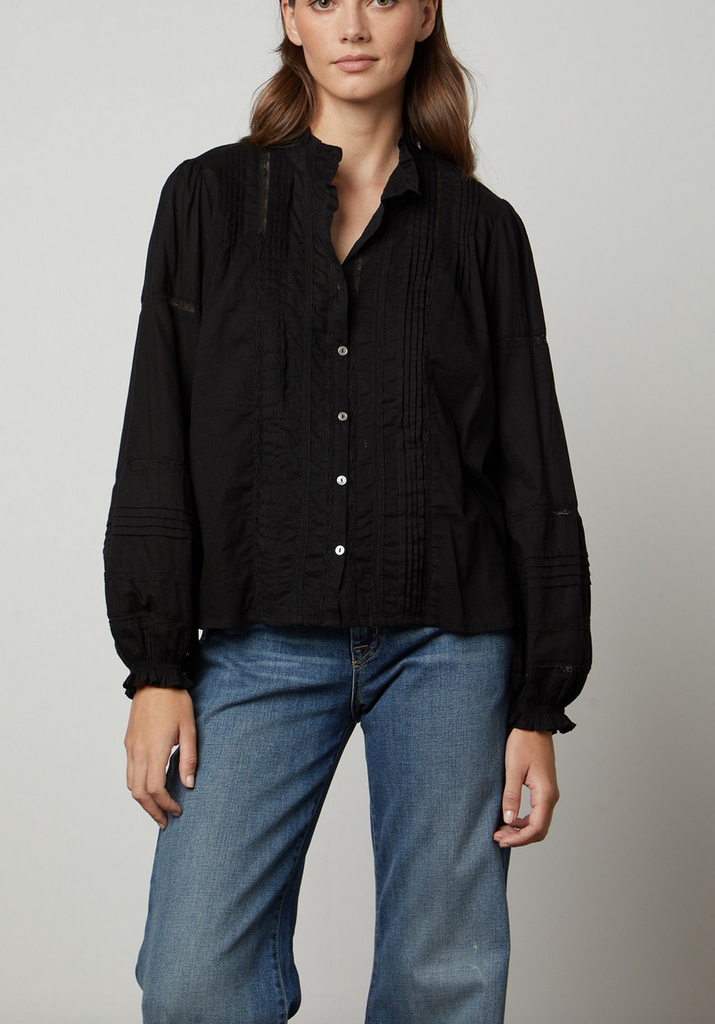 Romy top black lace