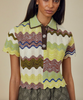 Navadine sweater multi wave