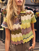 Navadine sweater multi wave