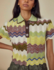 Navadine sweater multi wave