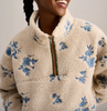 Nilou fleece sweatshirt half zip