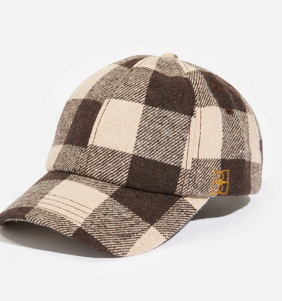 Dace checked wool baseball hat