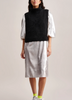 Daren vest popover black