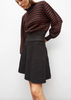 Naeva sweater deep black with mocha