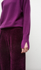 Nora turtleneck sweater royal violet