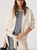 Belem long sleeve cardigan ecru