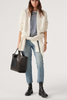 Belem long sleeve cardigan ecru