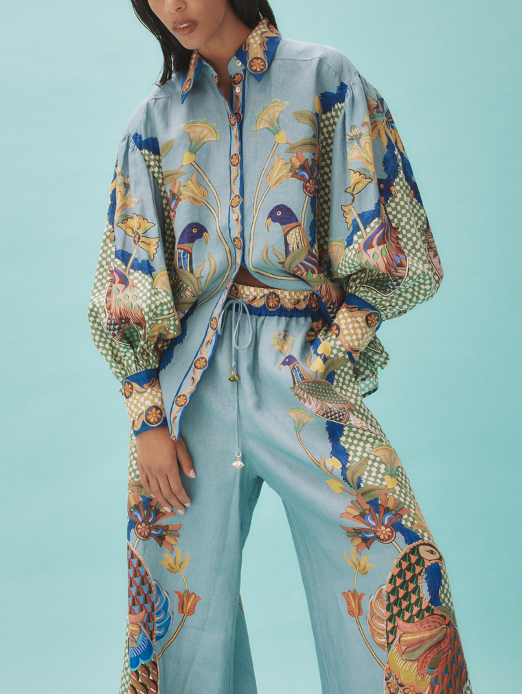 Gilly shirt misty blue