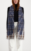 Hedwige navy scarf