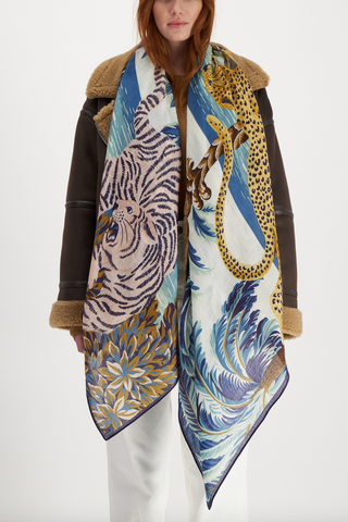 chatou scarf winter green