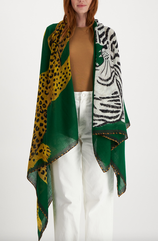 Chatou scarf emerald