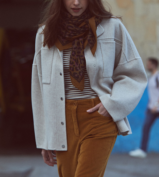 Natural wool vicco jacket