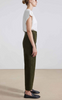 Mari barrel corduroy pant olive