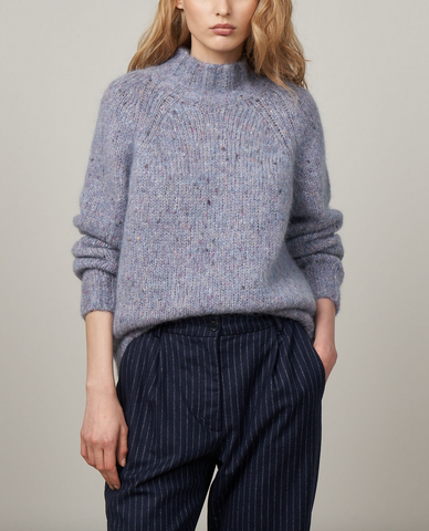 Blue mohair myasa sweater