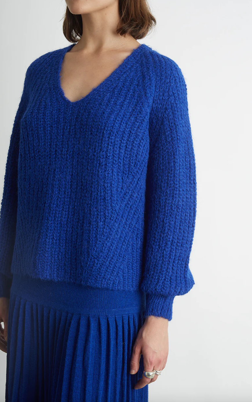Tess sweater cobalt blue