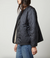 Marissa quilted shearling reversible jacket navy