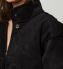 Kelly lux sherpa reversible jacket black