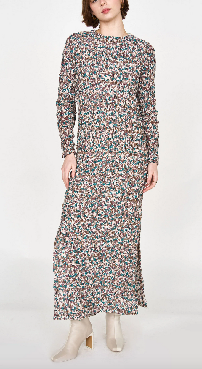 shoreditch dress in amaryllis