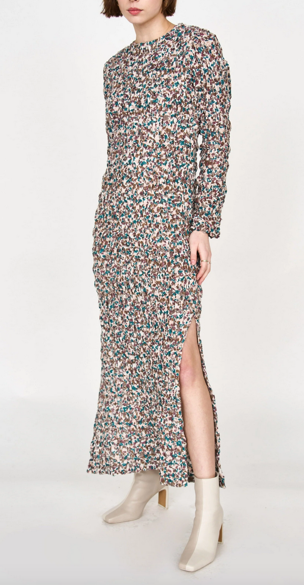 shoreditch dress in amaryllis