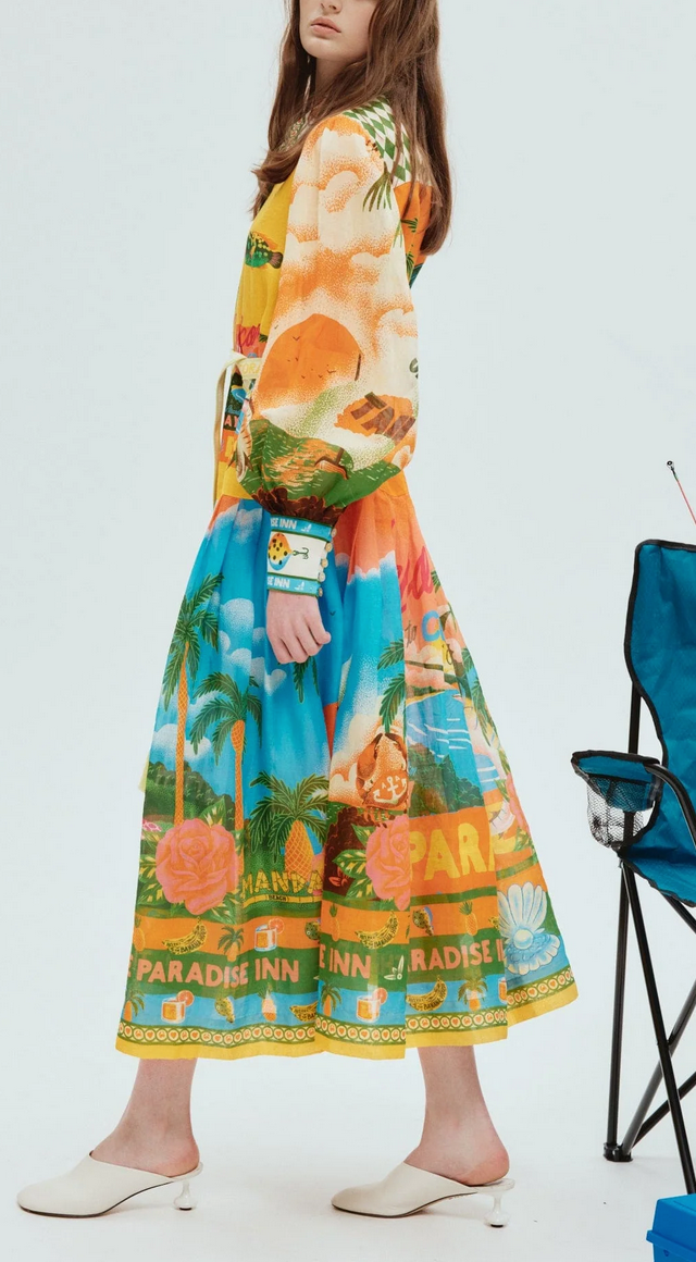 paradiso shirt dress