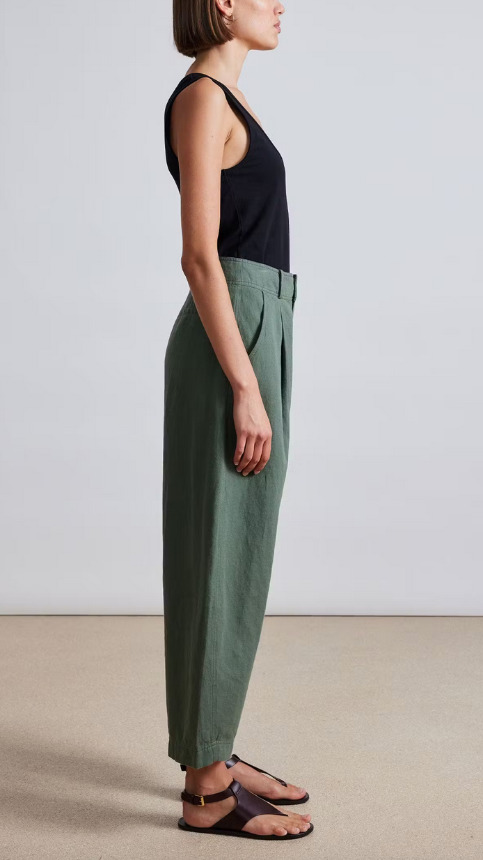 bari crop trouser thyme