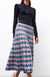 Toscane multicolored zellige knit skirt