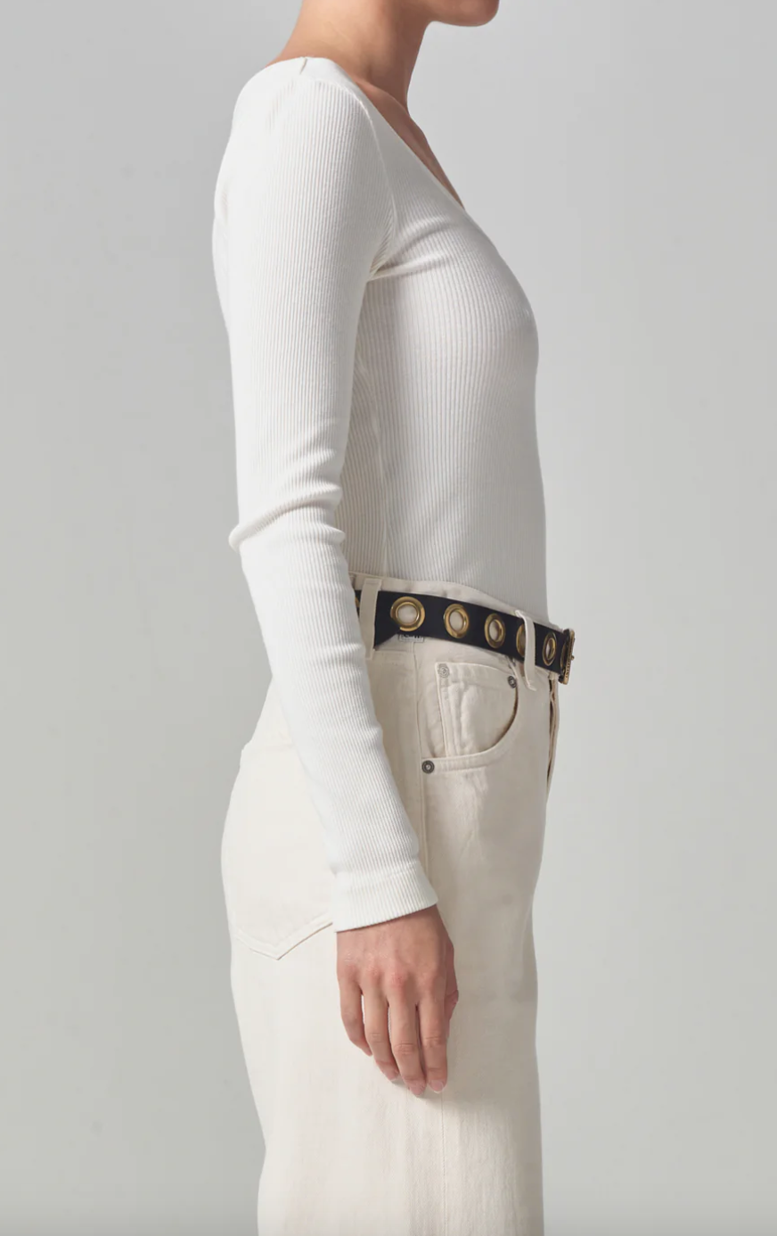 margie ballet neck long sleeve pashmina