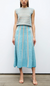 Alabama basket weave knit skirt azur