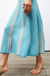 Alabama basket weave knit skirt azur