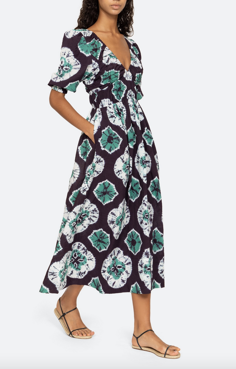 Aveline puff sleeve dress