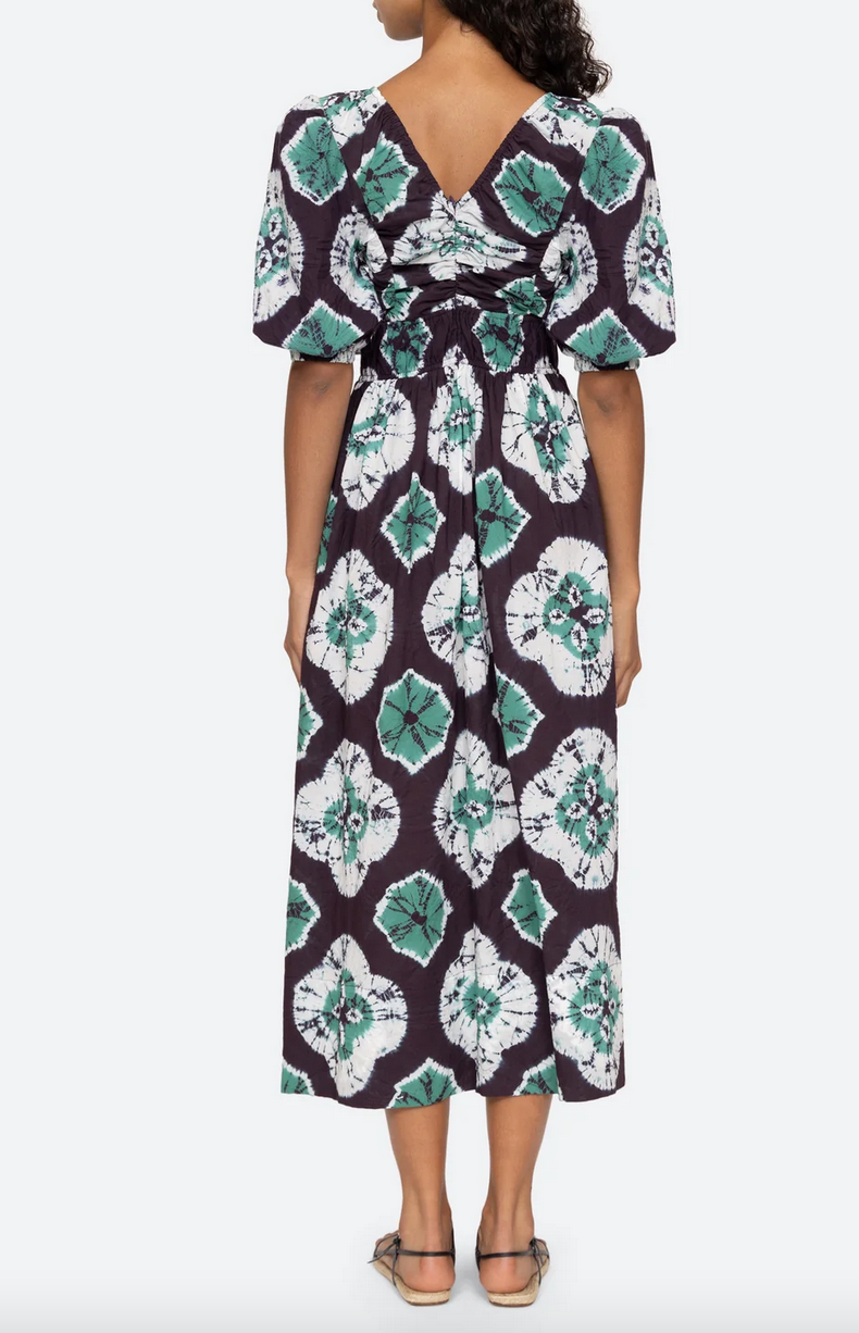 Aveline puff sleeve dress