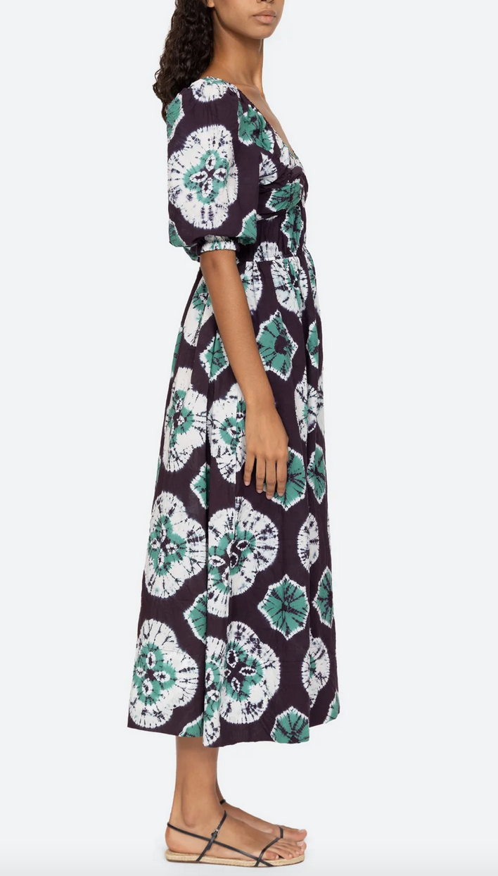 Aveline puff sleeve dress