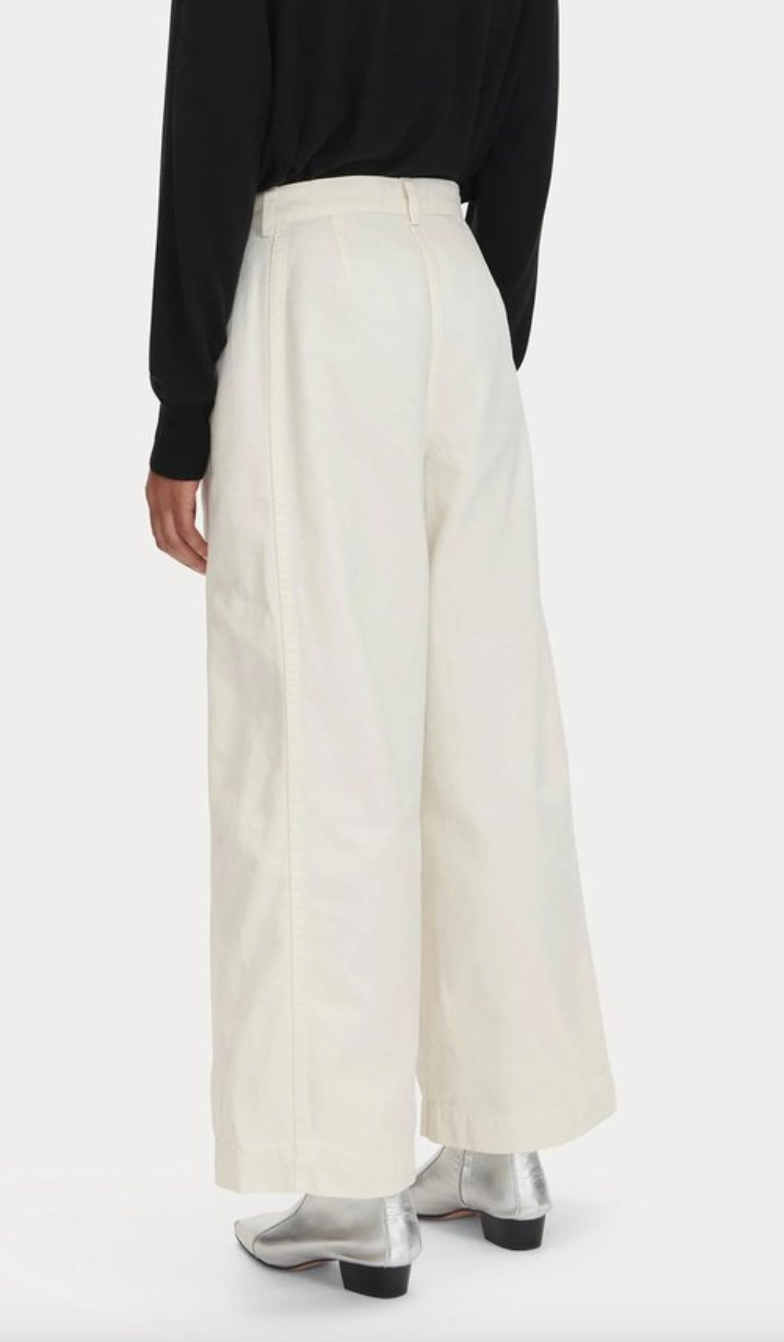 garra pant dirty white ecru