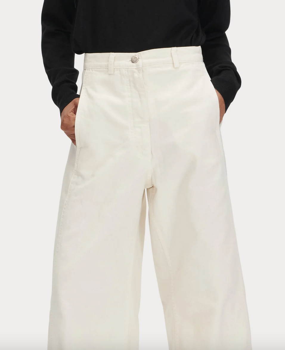 garra pant dirty white ecru