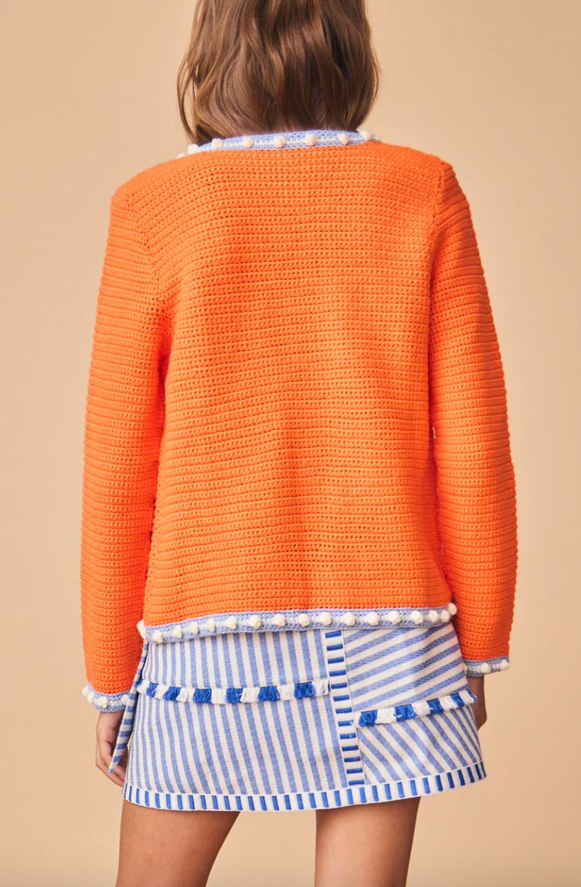 Russell sweater electric orange