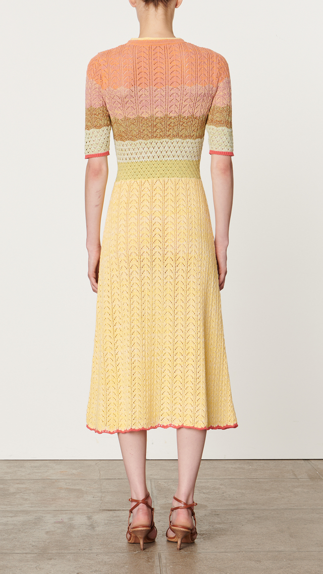 Coronille dress in multi