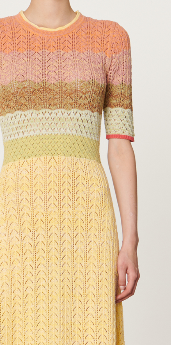 Coronille dress in multi