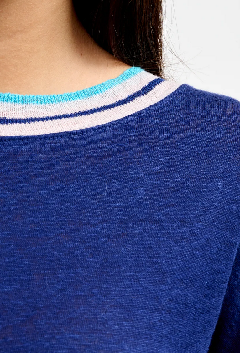 Senia long sleeve t-shirt navy