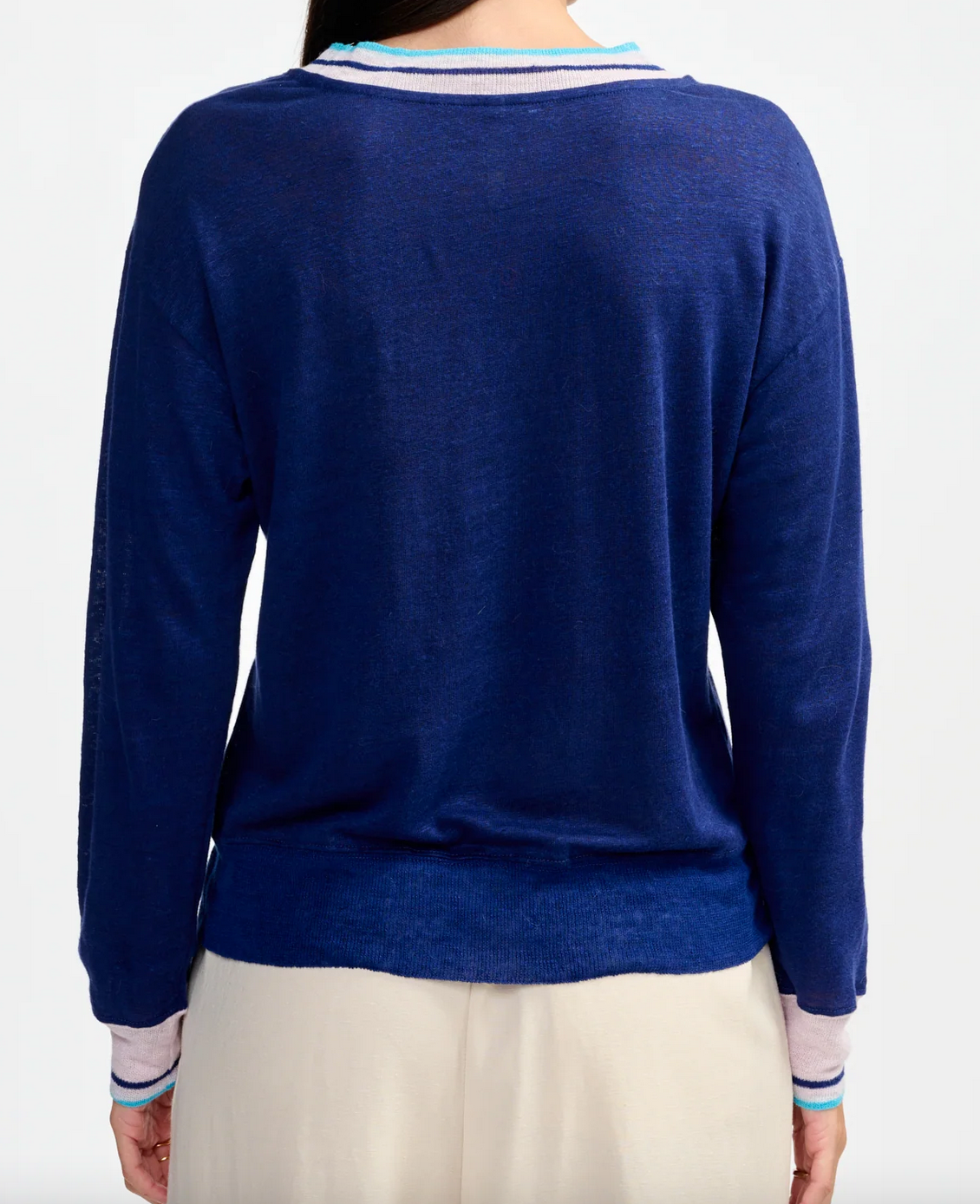 Senia long sleeve t-shirt navy
