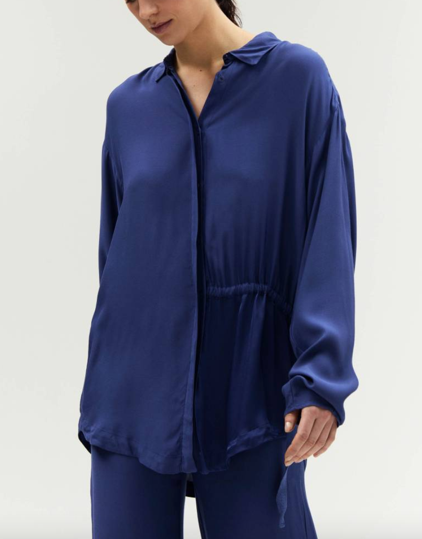 Lainey blouse dark blueberry