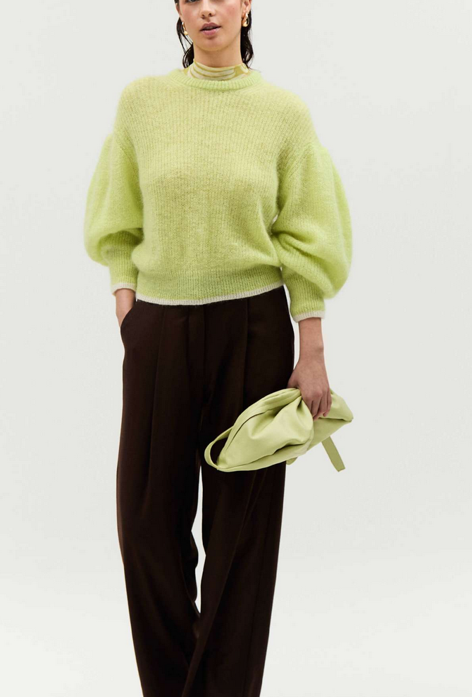 myla knit light moss