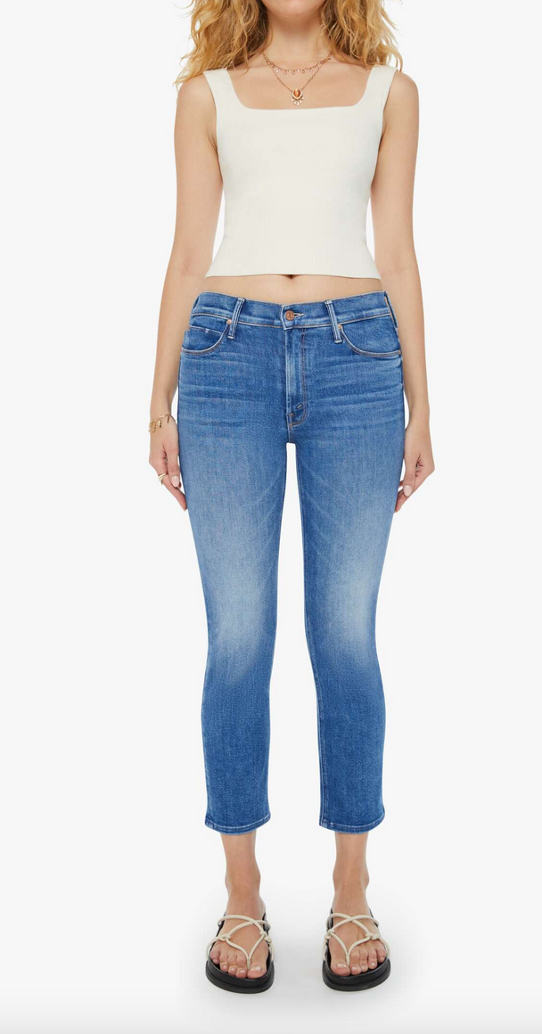 the mid rise dazzler crop different strokes