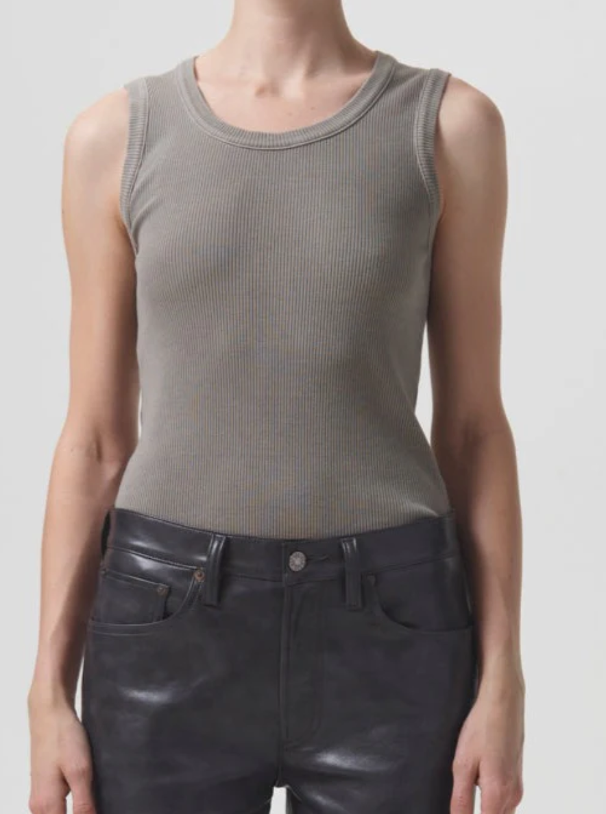 poppy scoop neck tank trail